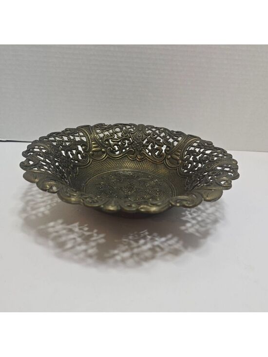 No Label Other - Elegant Brass Decorative Bowl